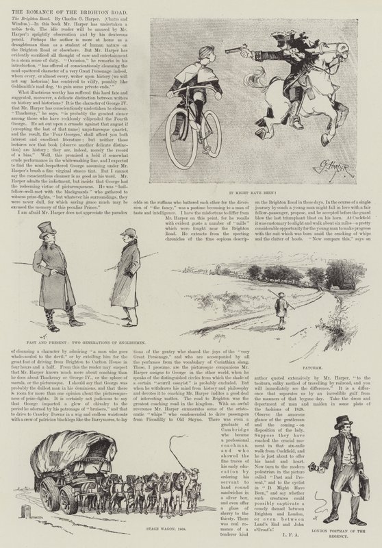 The Romance of the Brighton Road (gravyr) av English School