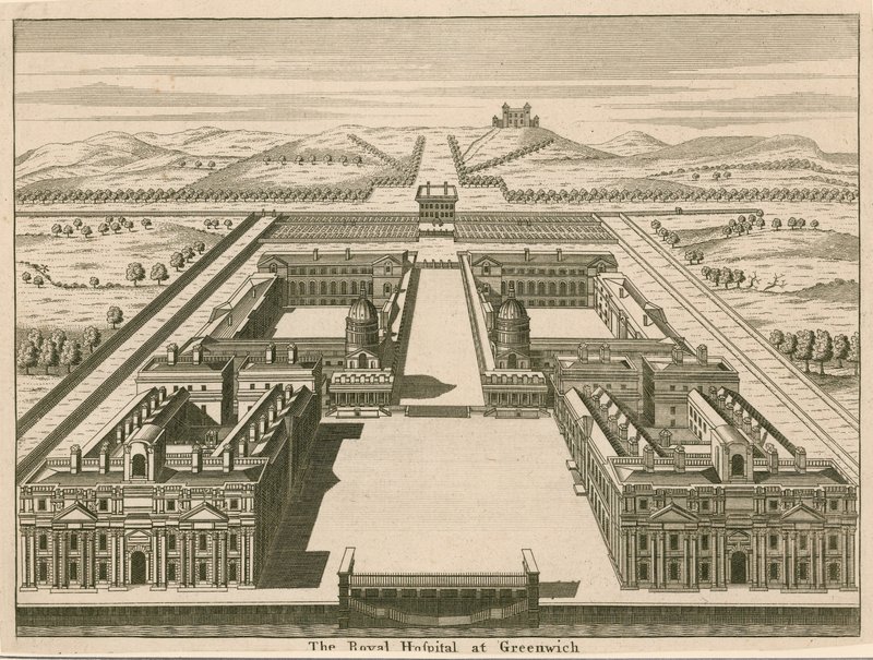 Royal Hospital i Greenwich, London av English School