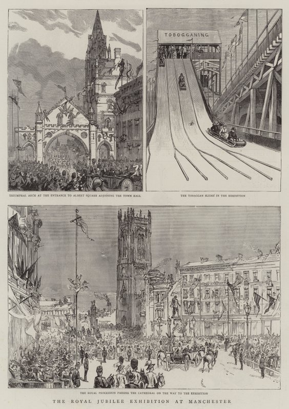 Royal Jubilee Exhibition i Manchester av English School