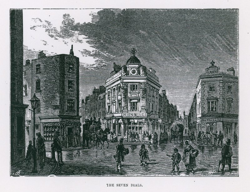 The Seven Dials, London av English School