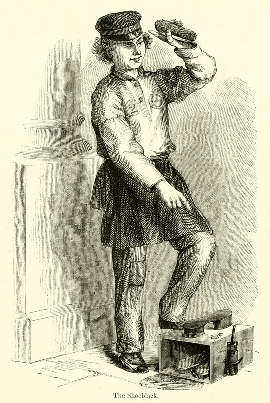 The Shoeblack (gravyr) av English School