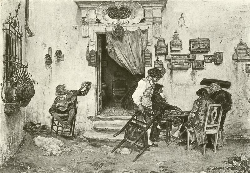 The Shop of Figaro (gravyr) av English School