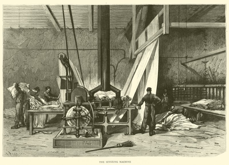 The Singeing Machine (gravyr) av English School