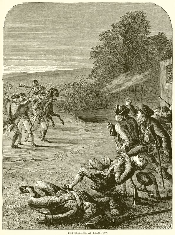 Skirmish i Lexington av English School