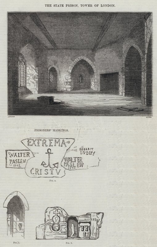 The State Prison, Tower of London (gravyr) av English School