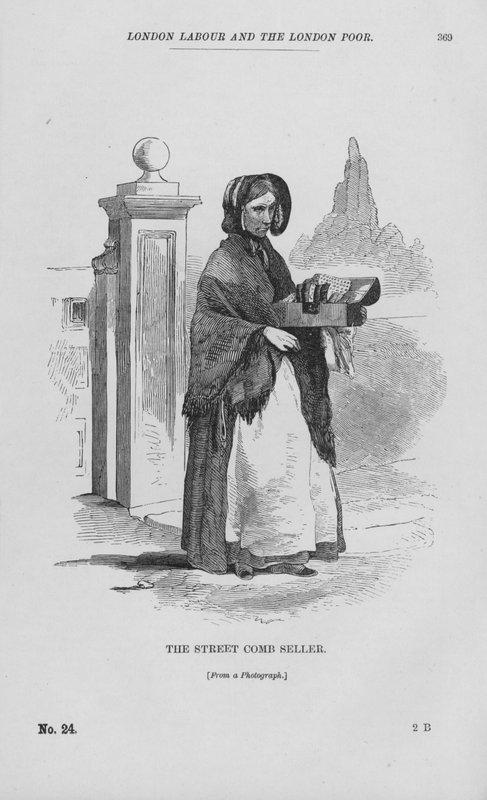 The Street Comb Seller (gravyr) av English School