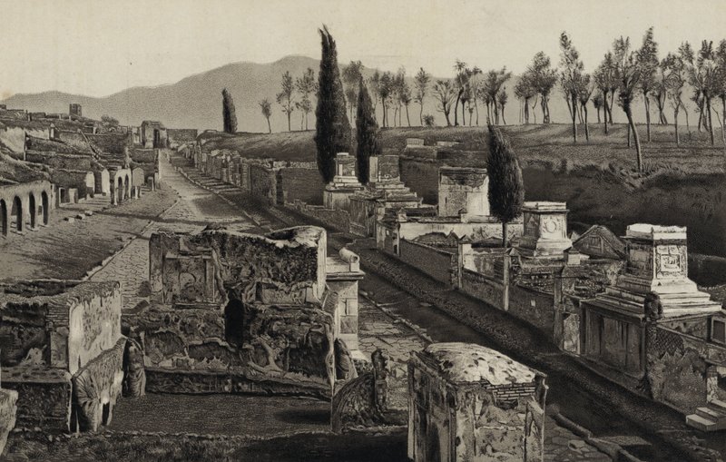 Gravgatan, Pompeji av English School
