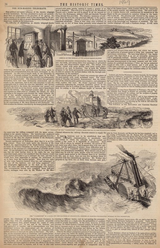 The Submarine Telegraph av English School