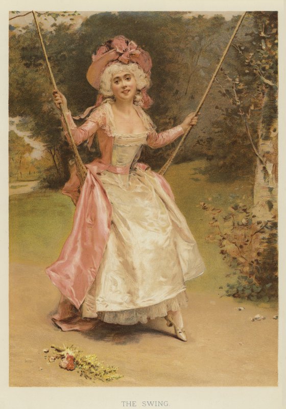 The Swing (chromolitho) av English School