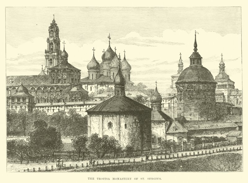 Troitsa-klostret St Sergius av English School