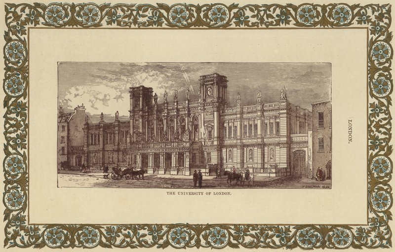University of London (färggravyr) av English School