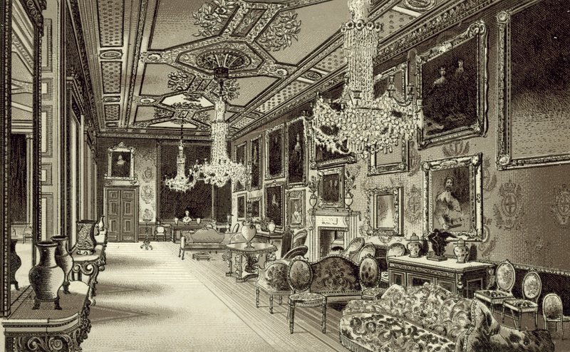 Vandyke-rummet, Windsor Castle av English School