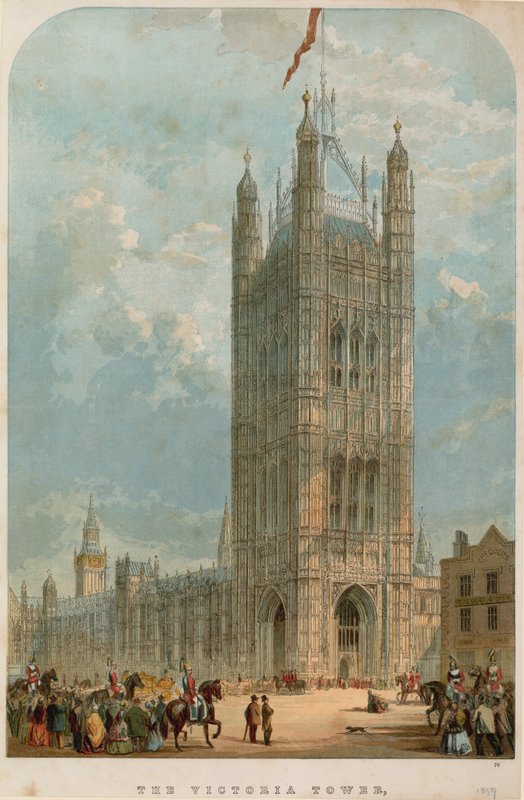Victoria Tower, Westminster, London av English School