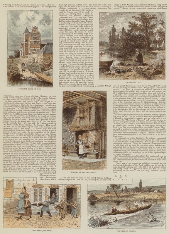 The Wanderings of the Beetle (färg litho) av English School