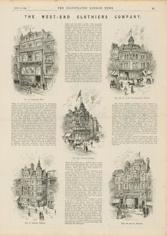 The West End Clothiers Company av English School