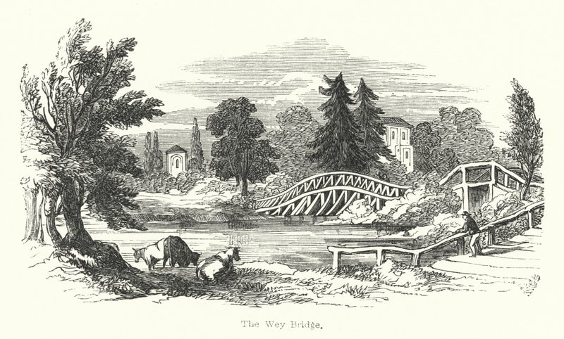 Wey Bridge (gravyr) av English School