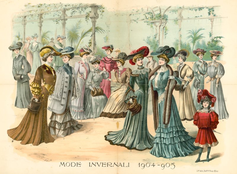 The Young Ladies Journal: Mode Invernali, 1904-05 av English School