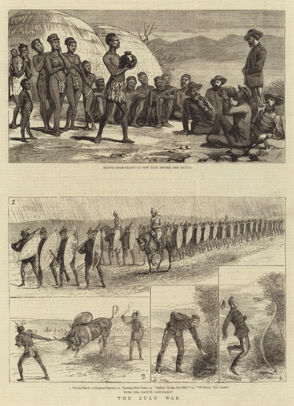 Zulukriget (gravyr) av English School