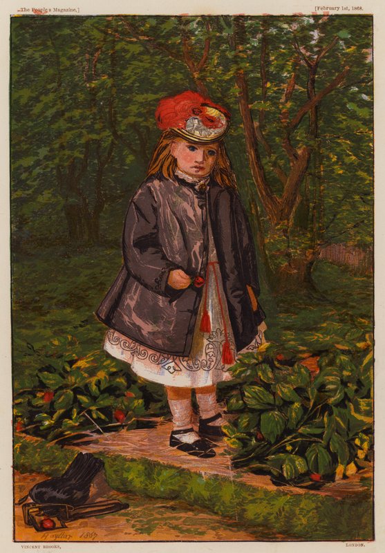 Samvetets gryning (färglitografi) av English School