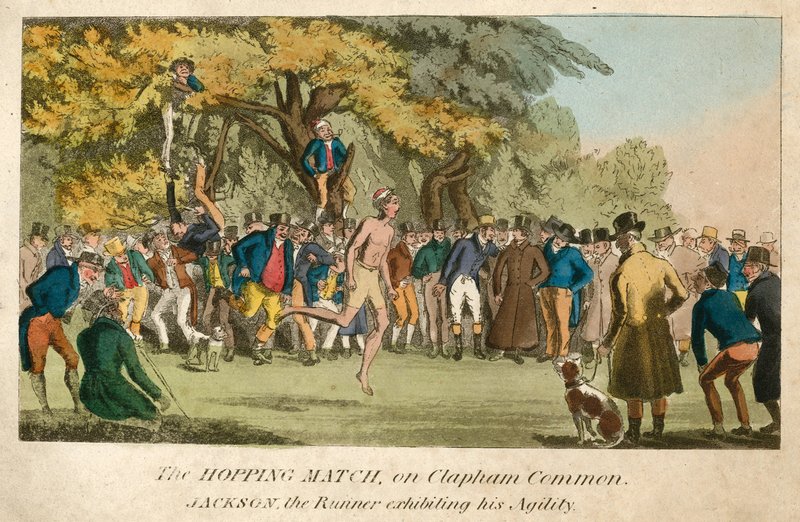 Hoppmatchen på Clapham Common av English School