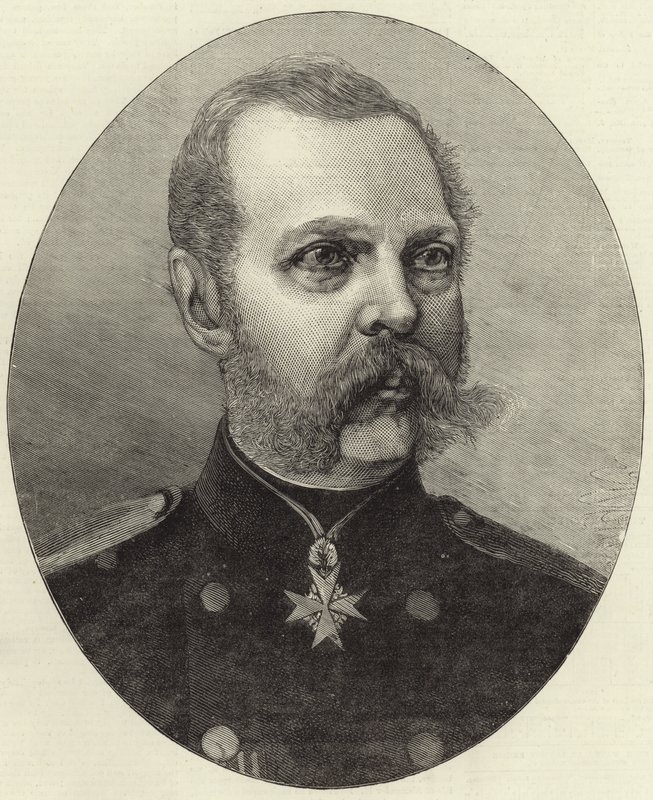 Den bortgångne kejsaren Alexander II av English School