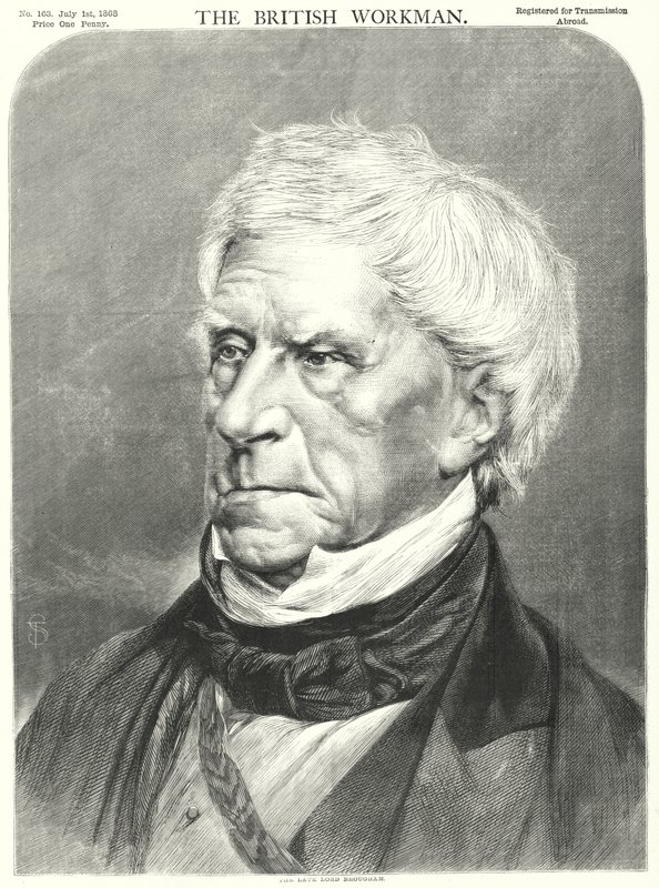 Den framlidne Lord Brougham (gravyr) av English School