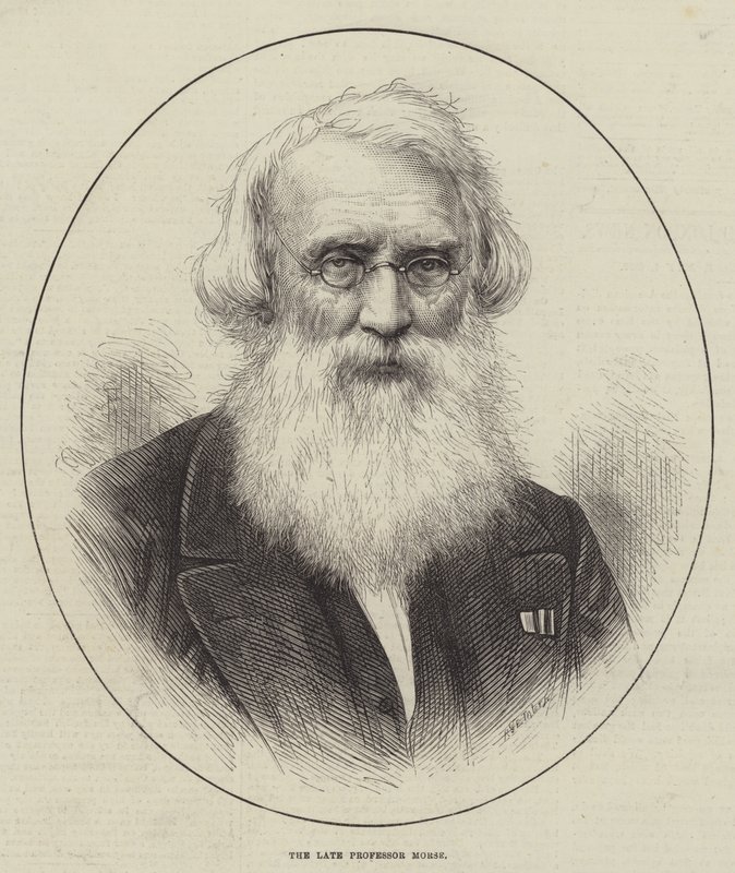 Den avlidne professor Morse (gravyr) av English School