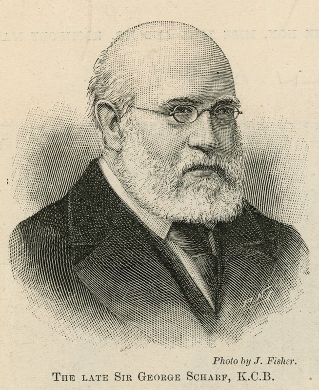 Den framlidne Sir George Scharf, KCB av English School