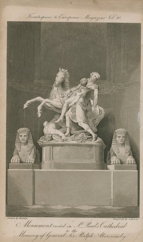 Monumentet uppfört i St Pauls Cathedral av English School