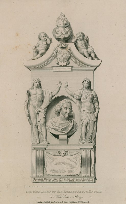 Sir Robert Aytons monument av English School
