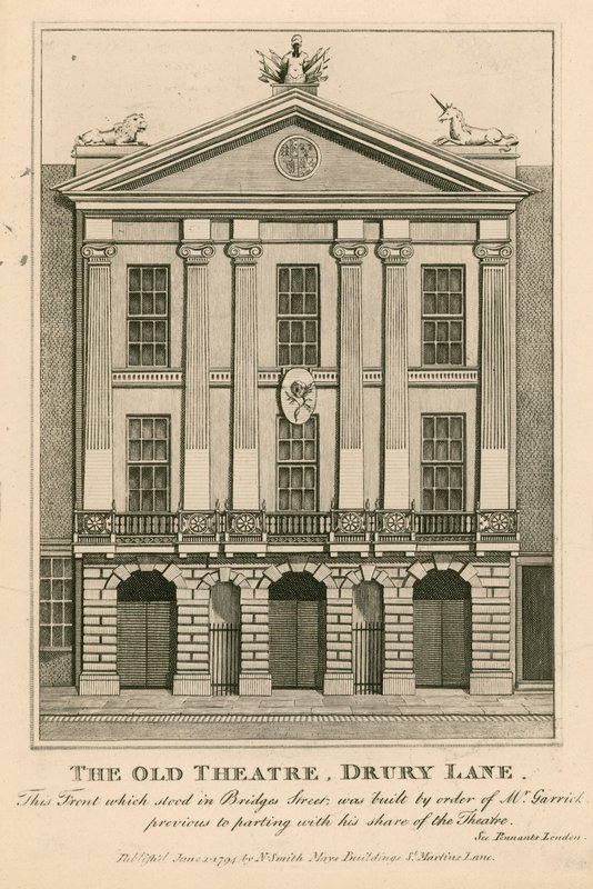 Den gamla teatern, Drury Lane av English School