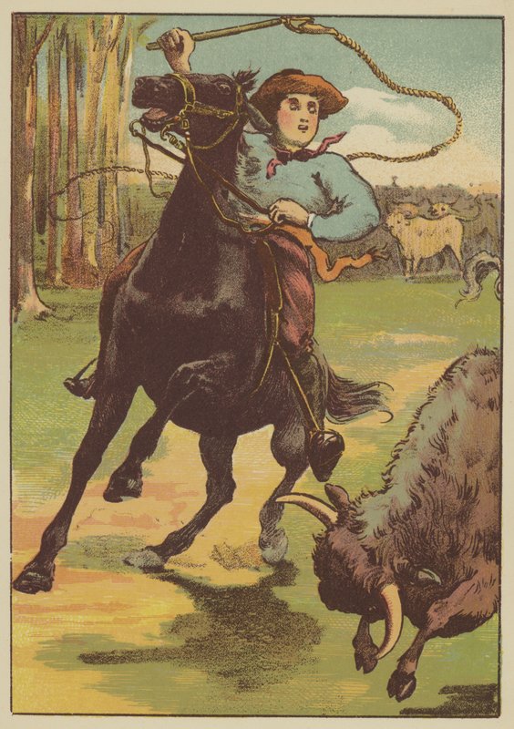 The stockade (färgad gravyr) av English School