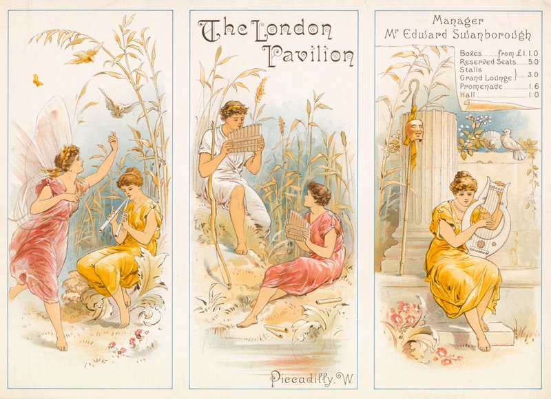 Teaterprogram, London Pavilion, Piccadilly av English School