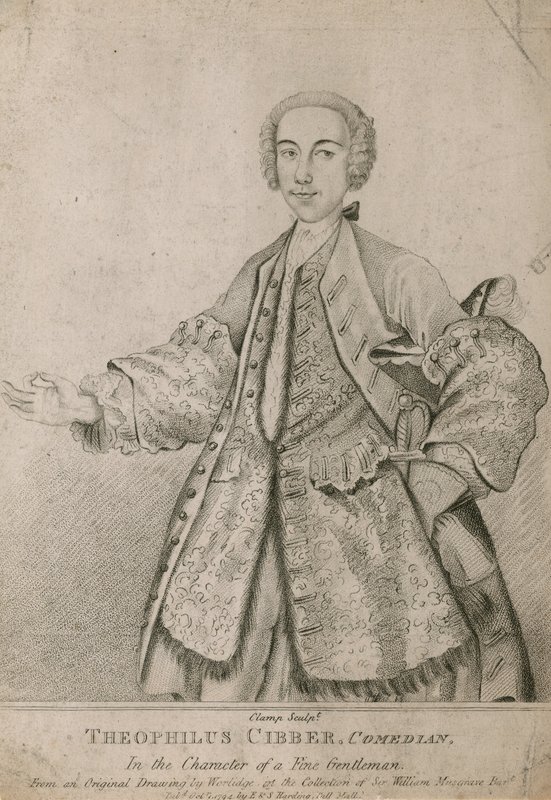 Theophilus Cibber, komiker av English School