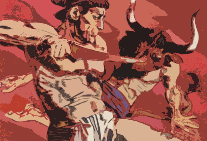 Theseus och Minotaurus av English School
