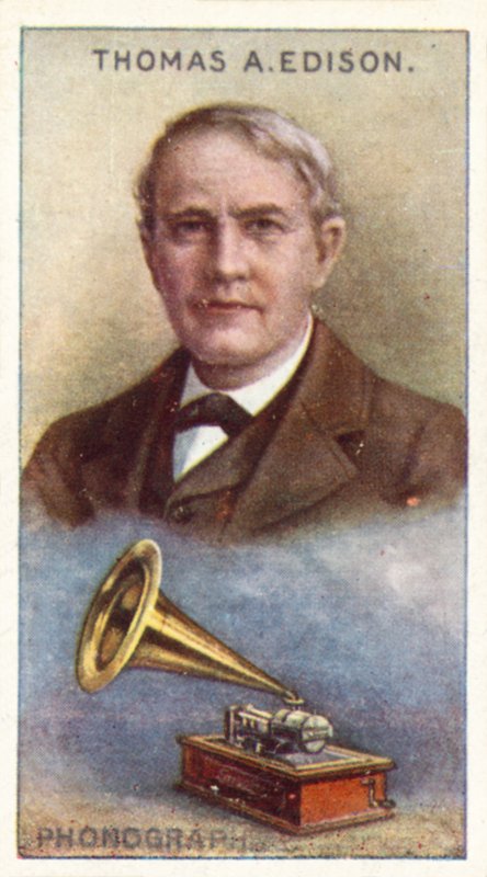 Thomas Alva Edison, fonograf av English School