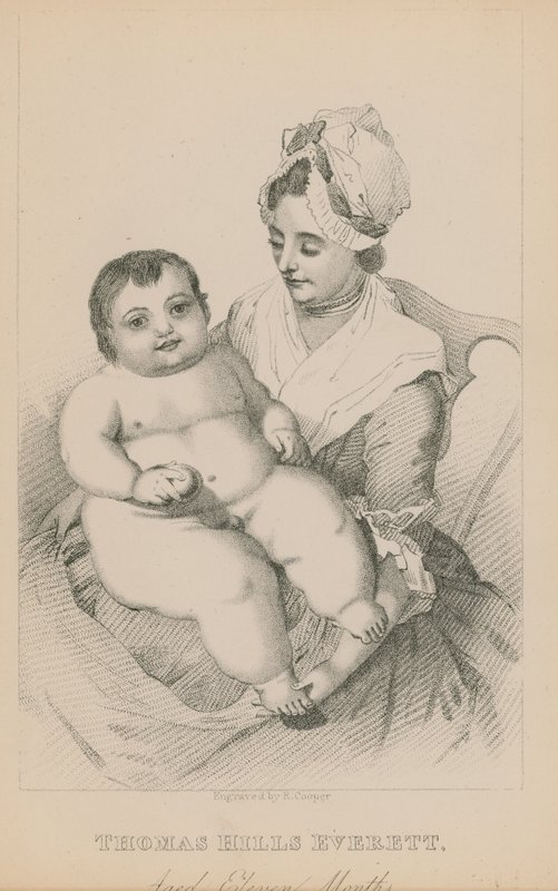 Thomas Hills Everett, elva månader gammal av English School