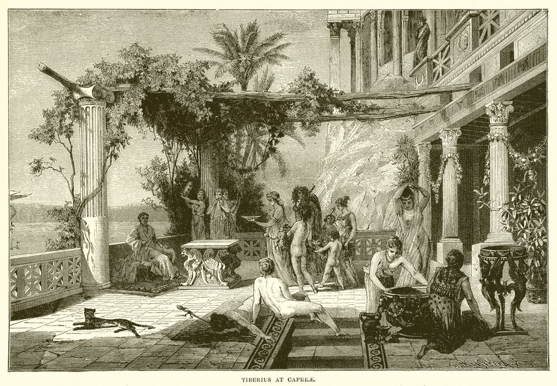 Tiberius på Capri av English School