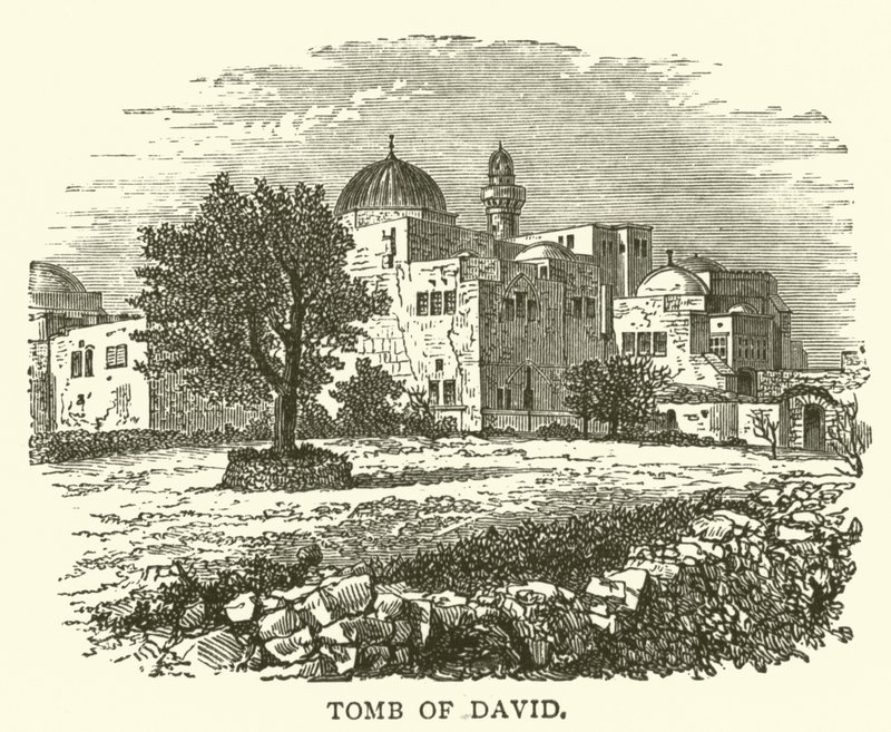 Davids grav (gravyr) av English School