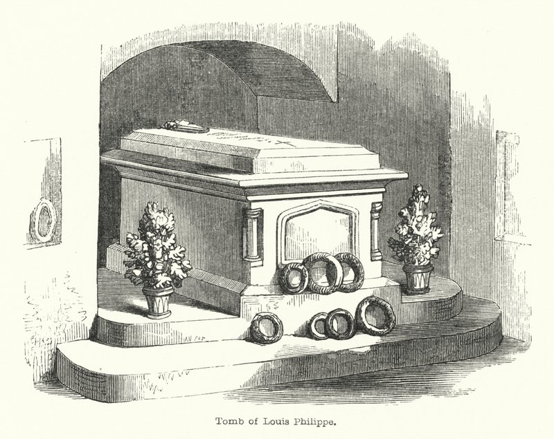 Louis Philippe grav (gravyr) av English School