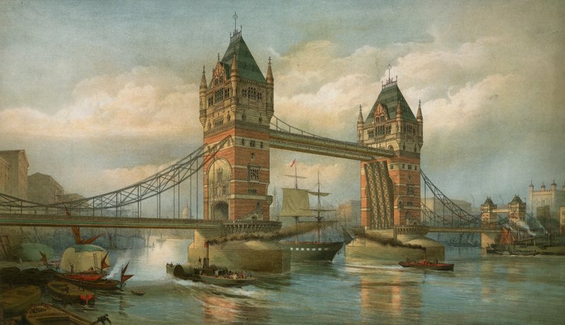 Tower Bridge, London av English School