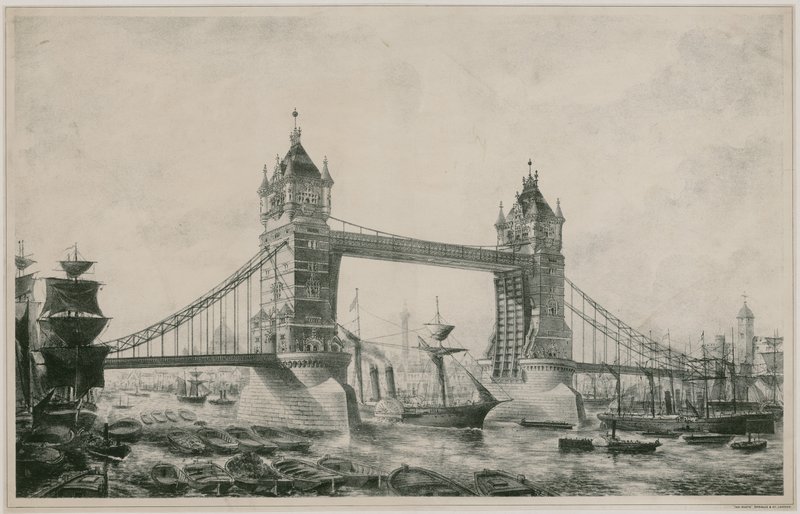 Tower Bridge, London av English School