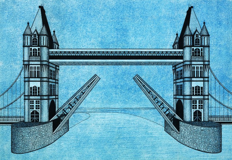 Tower Bridge, London av English School