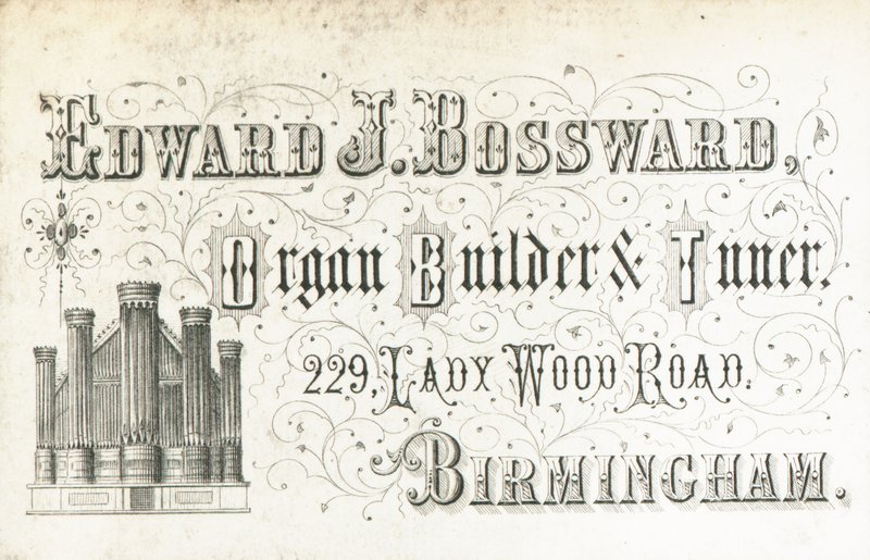 Byteskort, Edward J Bossward av English School