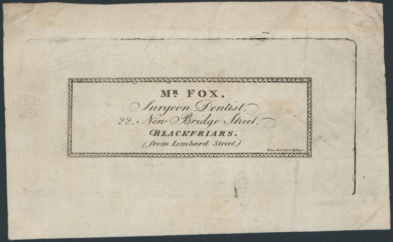 Byteskort, herr Fox av English School