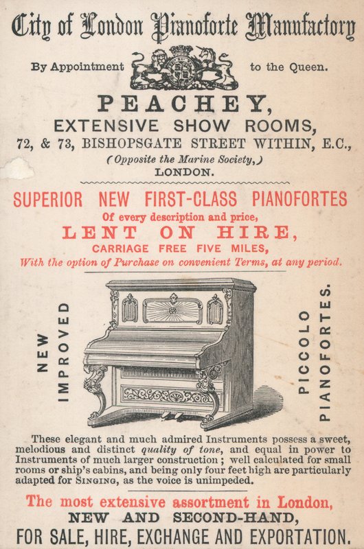Byteskort, Peachey av English School