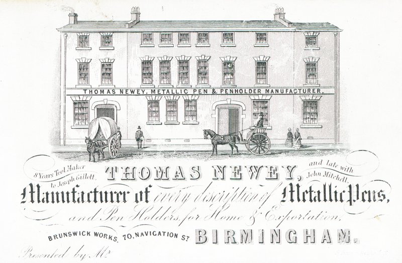 Handelskort, Thomas Newey av English School