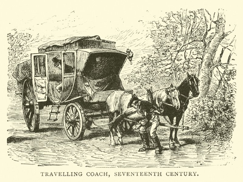 Resande buss, 1600-talet av English School