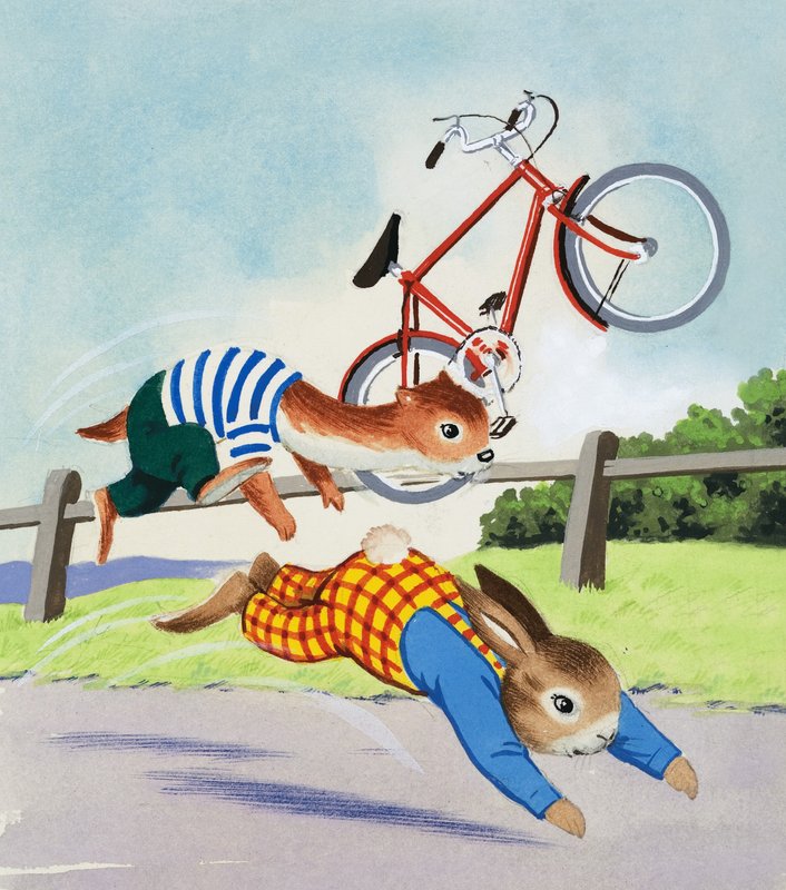 Tufty och cykel av English School