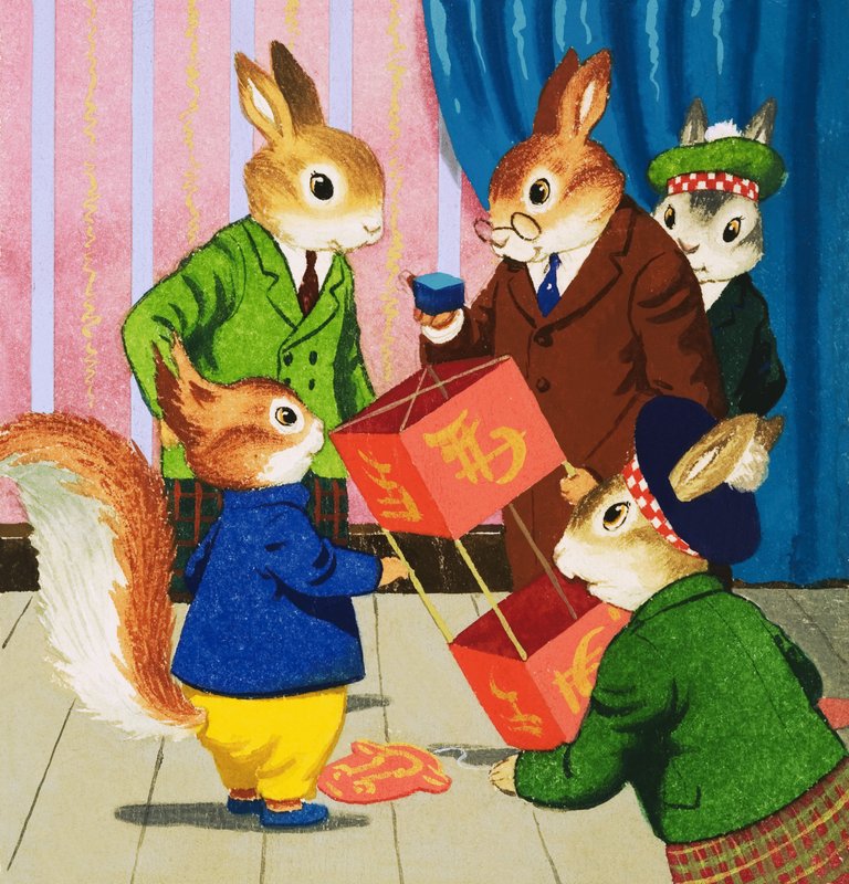 Tufty och kite av English School
